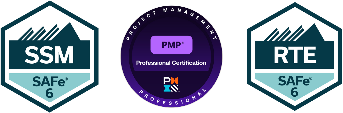 Enterprise Delivery & Leadership Track (RTE + PMP + SSM)